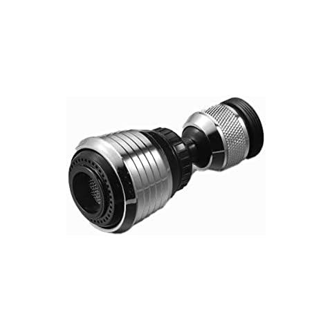 MAWANS 360 Rotate Swivel Water Saving Tap Aerator Nozzle Filter Adapter, Diffuser Kitchen Sink Bathroom tap Spray Head, Faucet Bubbler, Filter with Nozzle Adapter, M22 External, M24 Internal Thread Cover