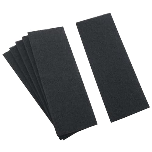 ZZLZX 6 PCS Replacement Activated Carbon Filters Compatible with Trash Robots 98x35x02 Inches Cat Litter Box Toilet Fresh Scent Machines Used for Absorbing Cat Litter Box Odors