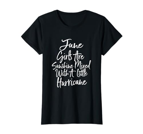 Photo de June Girls Sunshine Mixed Little Hurricane T-Shirt