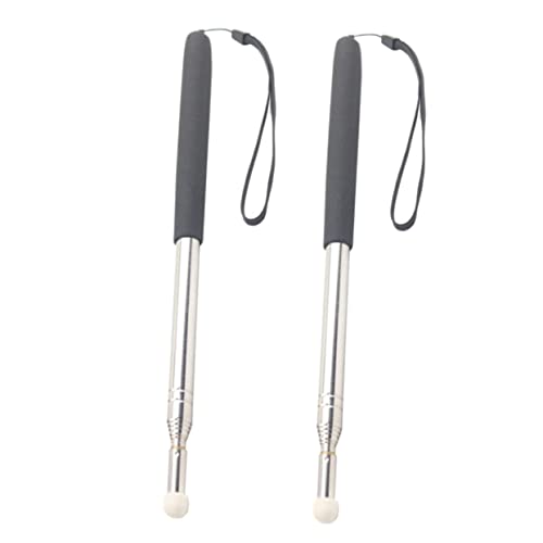 Hemoton 2 Pçs Ponteiro De Quadro Branco Telescópico Ponteiros De Apresentação Caneta Retrátil Caneta