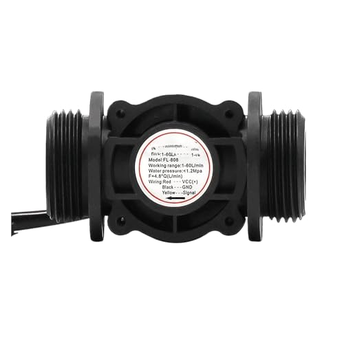 Flow Sensor Meter Digital Pipeline Water Flow Water Flow Effect Sensor Switch Flow Meter Flowmeter Counter 1-60L/min