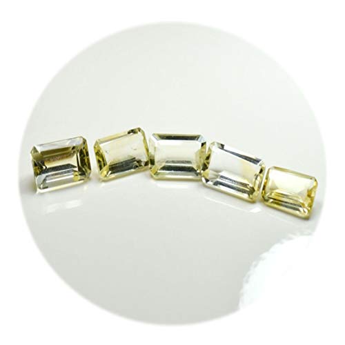 Pierre de citrine jaune lot de 5 pour création de bijoux faits main DIY