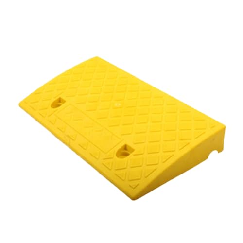 Rampe De Seuil Acces en Caoutchouc Handicapé De Trottoir, 50x27x7cm Rampe Seuil Porte De Garage, Rampes Portables pour Trottoir, Voitures, Fauteuils Roulants, Mobilité, Moto, Marcheur