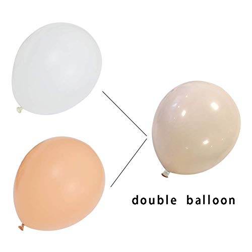 Pageebo White Gold Arch Garland Kit - 124Pcs Chrome Gold White And Double Skin With White Balloons For Wedding Birthday Baby Shower Graduation Anniversary Bachelorette Party Background Decorations #TOP2