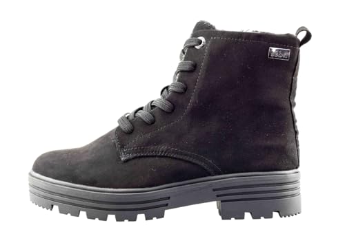 Ladies' Winter Warm Lined Combat Fashion Casual Zip Ankle Boots, Size UK - Image 3