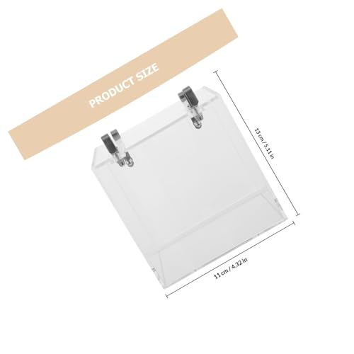 Caja de Baño para Loros de Acrílico Resistente SHERCHPRY 3
