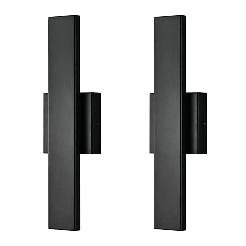 VINYAO 2 Pack 15.7” 20W Modern Linear LED Outdoor Wall