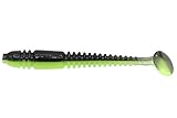 B-Vibe Micro Finesse Swimbait 2' (Black Hi-Viz)