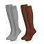 2Pairs 05-Coffee Gray