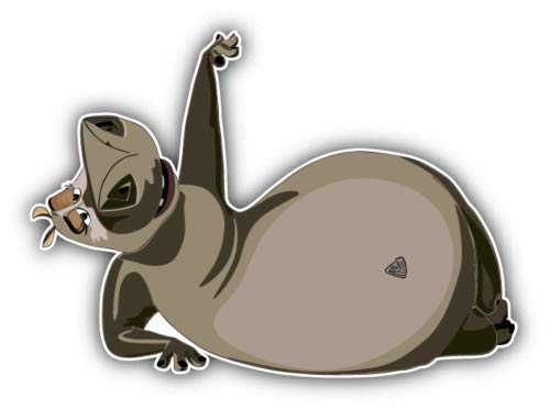 Madagascar Gloria Cartoon Sticker