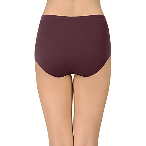 Image of Amante Solid High Rise Full Coverage Full Brief Panties (Pack of 3)