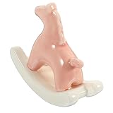 Figura de animal de cerámica: la maravillosa mano de obra garantiza detalles delicados para usted, lo cual es práctico y exquisito, adorno de animal