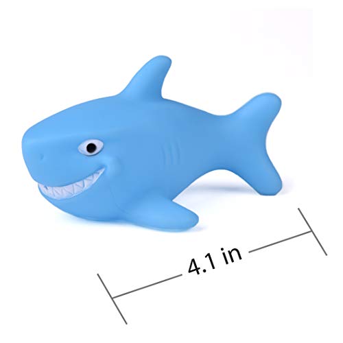Fun Little Toys 24 Pcs Bath Toys For Toddlers, Sea Animals Squirter Toys Kids, Car Squirter Toys Boys, Bath Toy Organizer Included Kids Party Favors, Stocking Stuffer #TOP5