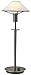 Holtkoetter 6514HBOB AWH Lighting for The Aging EyeHalogen Table Lamp, Hand-Brushed Old Bronze with Alabaster White Glass, 5.625" x 7" x 18.5"