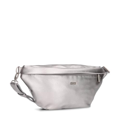 MH80 Crossbag Silver zwei Mademoiselle.M sac à main métallisé premium