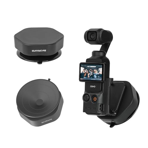 Magnetic Mount Adapter Base for Action Cameras, Strong Suction Cup Adapter Compatible with GoPro Osmo Action Magnetic Mo - Detailed View