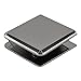 CRL Chrome Beveled Style Hole-in-Glass Fixed Panel U-Clamp