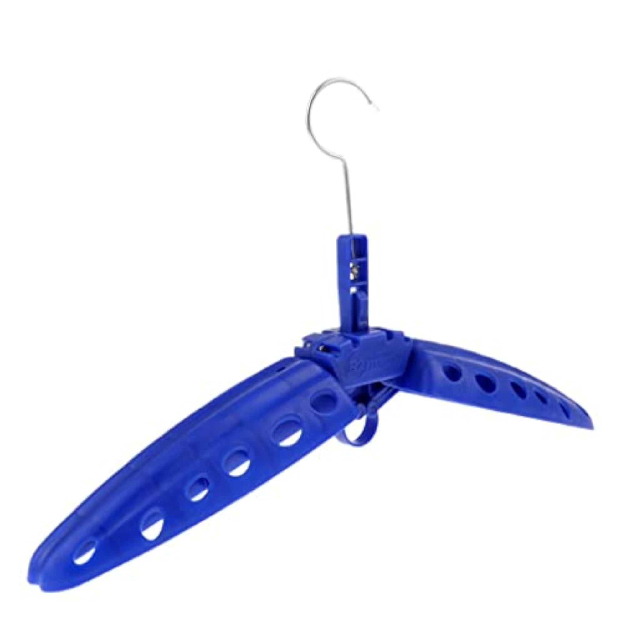 Multi-Purpose Travel Folding Hanger for Scuba Diving, Blue