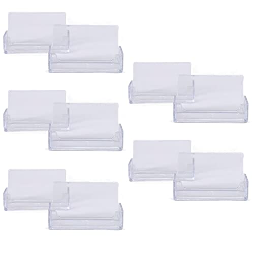 Soportes para tarjetas de visita Pack de 10x unidades, soporte organizador porta tarjetas, organizador oficina, escritorio hasta 50 tarjetas (10) Cover