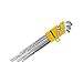 Mito Koki Co., Ltd. HL900S L Shaped Hollow Wrench Stubby Long mm Holder Set of 9