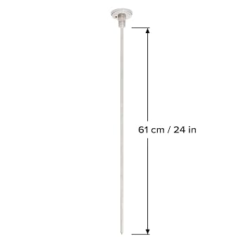 Reotemp 24 Inch Celsius Backyard Pro Compost Thermometer with Digital Composting Guide