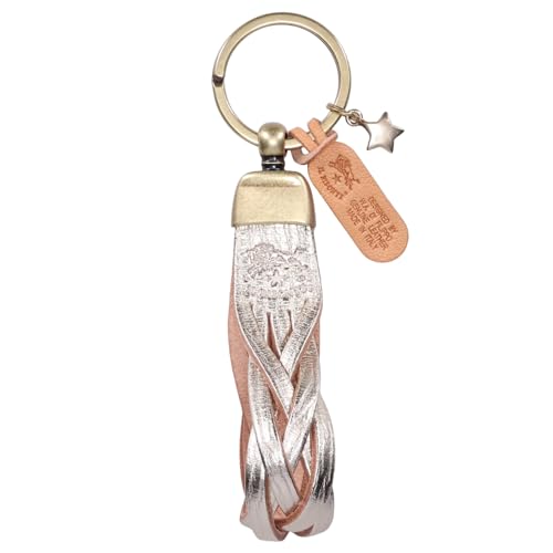 [イルビゾンテ]キーリング キーホルダー プラチナ メンズ レディース IL BISONTE SKH040 PG0012 PL101B [並行輸入品] - IL BISONTE (イル ビゾンテ) - 商品画像