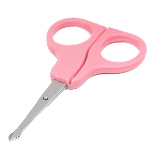 Tesoura Infantil Cabo Plástico Rosa - NYBC Beauty - TUIR-98