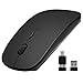 Ratón Inalámbrico Compatible con Laptop/Macbook/iPad/Computadora Mini Ratón Silencioso Click con USB Receptor & Adaptador USB Type C para Windows/Mac/Linux/OS 3DPI Ajustable (Requiere 2*AAA Batería)
