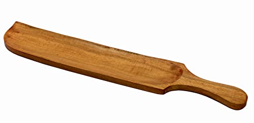 Image of eSplanade Momos Platter Serveware Tableware & Serving Pieces for Home and Kitchen | Wood - 18 inch Inches - Brown