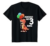 Terzo Compleanno - Maglietta Unisex 3 Anni