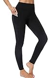 FITTOO Mallas Leggings Mujer Pantalones Deportivos Yoga Alta Cintura Elásticos y Transpirables #2 Negro XL