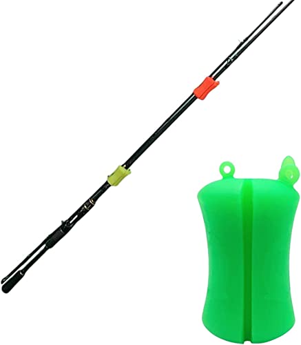 Hejabi Fishing Rod Ball Skinny Tie Fishing Accessories Binding Fishing Accessories Fishing Rod Strap Fishing Pole Wrap Equipment Tpr Soft Glue Non-Slip Stretchy Rod Tie (Yellow,1 Pcs) #TOP5