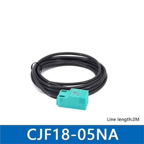 Sensor rectangular CJF18E-05PB de tres cables con diseño compacto y salida PNP NC 2