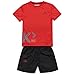 Kappa Kourou Kid Tuta, Rosso/Nero, 12 Anni Unisex-Bambini e Ragazzi