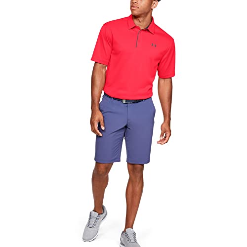 Image of Under Armour Men's Polyester Solid Tech Polo | T-Shirt | 1290140-001