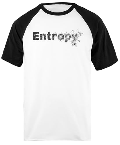 Chemise de baseball unisexe coton blanc Entropie Illuminée contre la chaleur