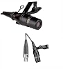 Replacement Lavalier Collar Microphone for Shure GLXD1+ Wireless Bodypack Transmitter, Unidirectional Condenser Tie Clip Microphone, ta4f Mini 4 Pins XIR, Black #2