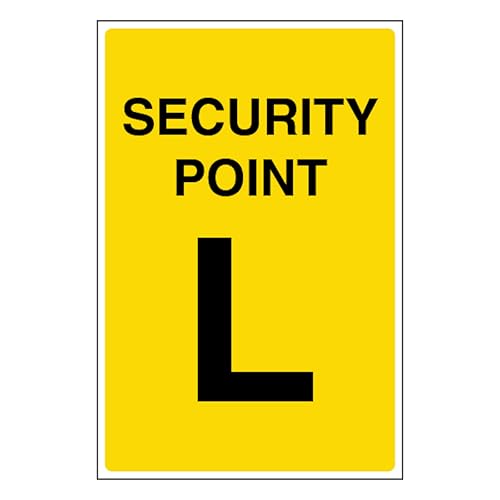 Point de sécurité V Safety panneau premium 400 x 600 mm plastique rigide 2 mm