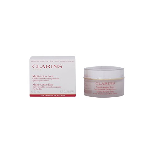 Clarins Multi-Active Day Early Wrinkle Correction Comfort Cream Dry Skin, 1.7ounce