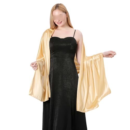 Satin Scarf Shawl Silky Shawl Wrap Long Wedding Dress Shawl Lightweight Wrap Scarf Evening Gown Cover Up2