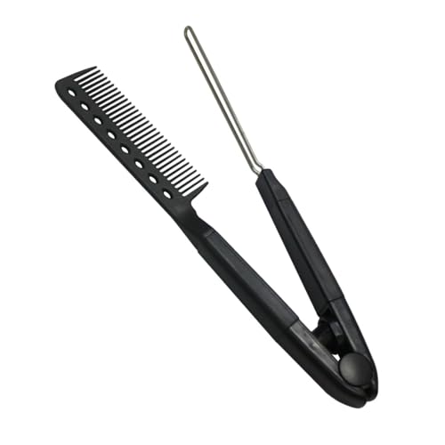 Cepillo alisador profesional negro MERRYHAPY miniatura 1
