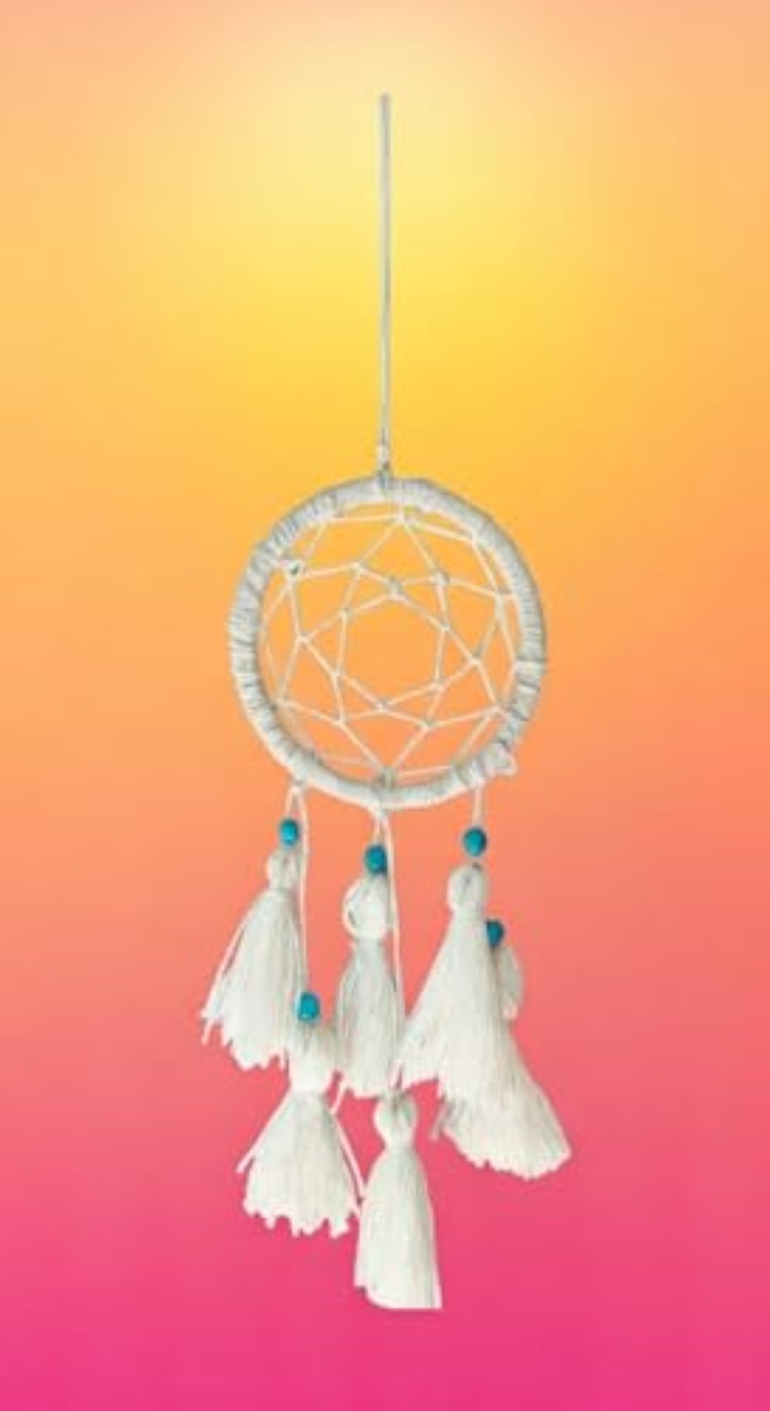 Cotton Rearview Mirror Dream Catcher
