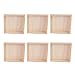 Generic 6Pcs Wood Serving Tray Pinting Puzzle Blocks Vassoio Speciale Pallet in Legno Pallet 3D Puzzle VASSOIO PER BAMBINI Memorizzazione di Giocattoli per Colazione