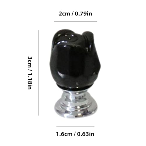 Botões de tanque de vaso sanitário | Botão autoadesivo em forma de rosa para tanque de banheiro, coz