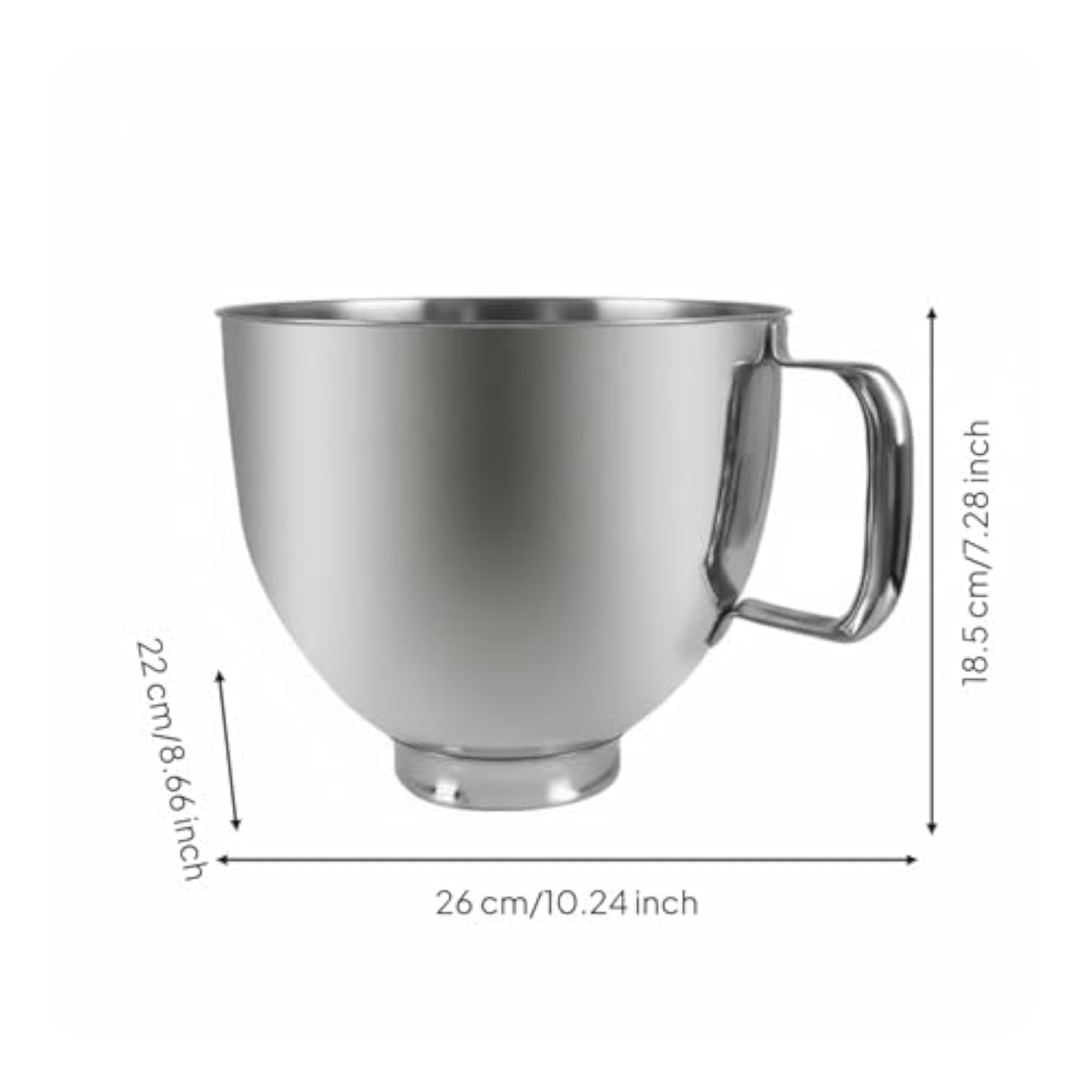 Stainless Steel Mixing Bowl for Stand Mixer
