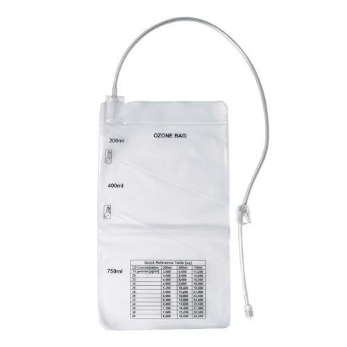 Sac d'insufflation ozone sans fuite 3 chambres Luer pour thérapie stable