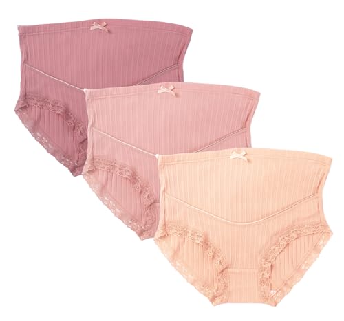 Culotte de grossesse coton anti-irritation taille haute post-partum FEOYA