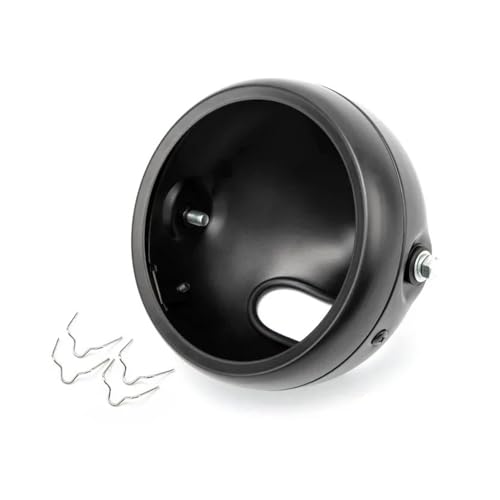 MWCMAMBG Faro Motocicleta Para Tuning Faros Antiguos Cubierta 5,75 Pulgadas Carcasa Protectora Accesorios(Negro)