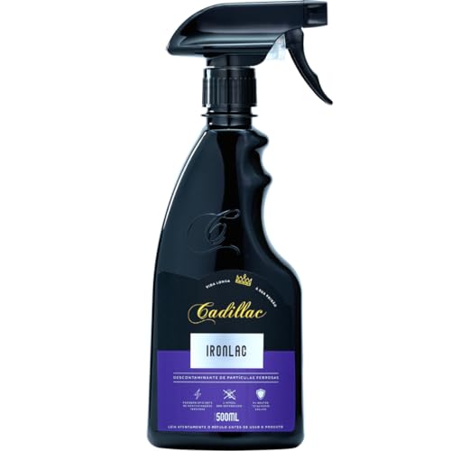 IRONLAC LIMPA RODAS AUTOMOTIVO DESCONTAMINANTE FERROSO TIRA FERRUGEM 500 ML CADILLAC