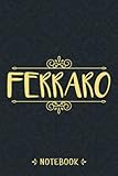 ferrari notebook fiyatlar?  Notebook For Ferraro: Personalized Name Notebook For Ferraro, Birthday Gift For Girls and Women, 6x9, 120 College Ruled Page Vintage Journal For Men, Boys, Kids, Students